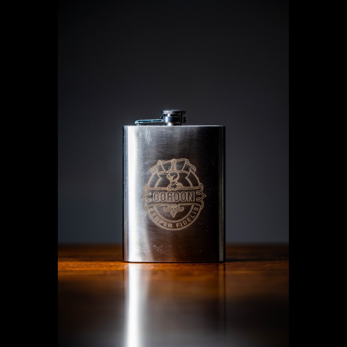 Gordon's Stainless Steel Hip Flask